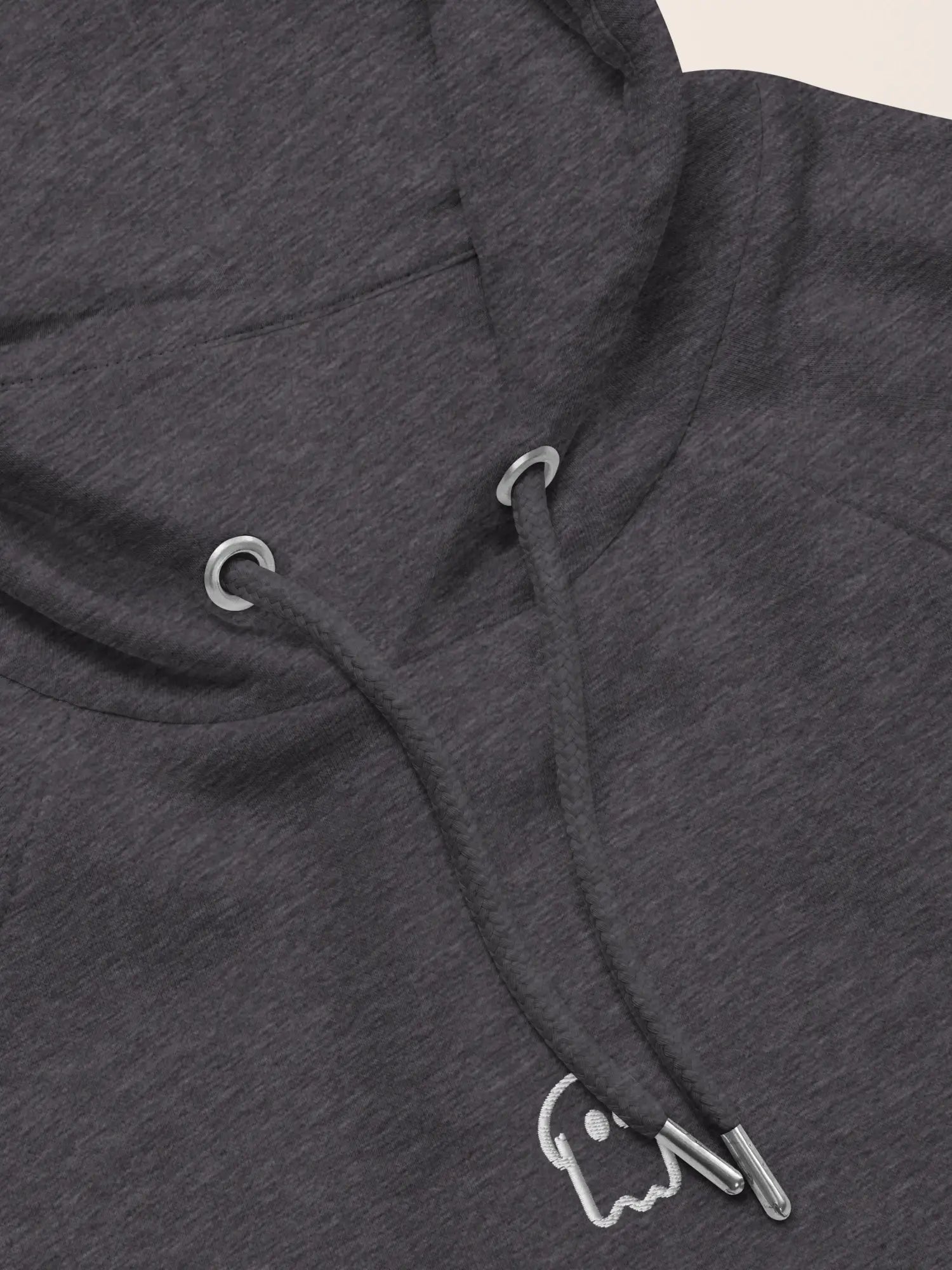 Hoodie gris unisexe oversize en coton bio – Yukemi