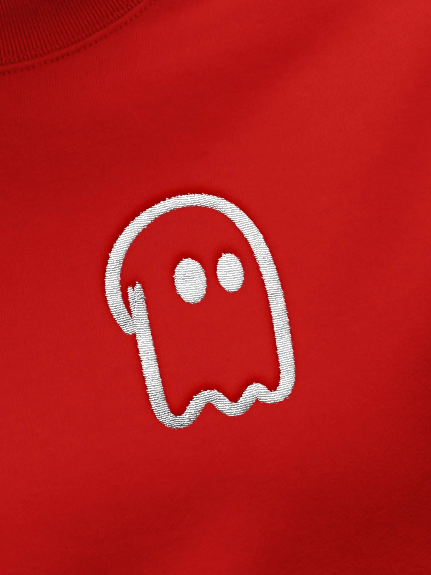 Sweat rouge unisexe oversize en coton bio – Yukemi